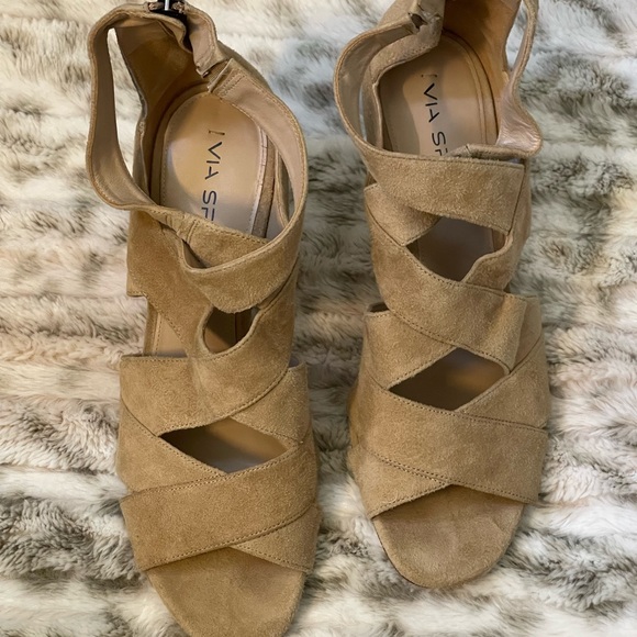 VIA SPIGA leather shoes Sz 9.5 - Picture 4 of 7